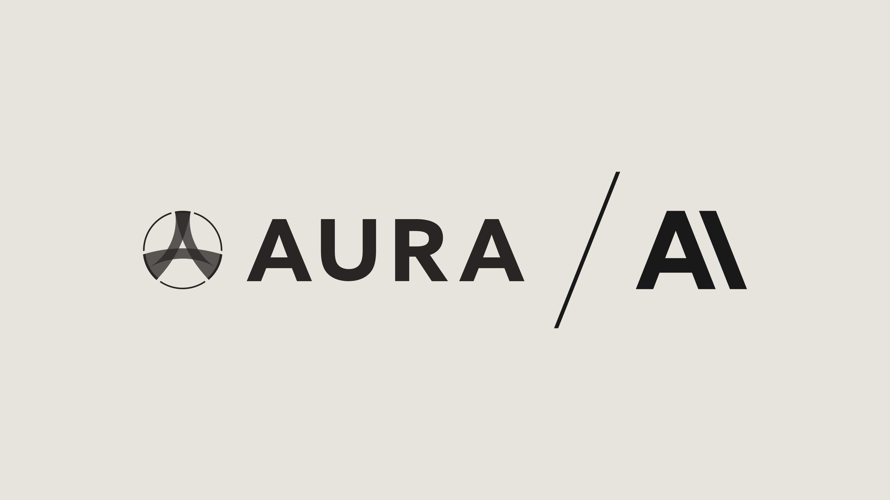 Aura + Anthropic logo lockup