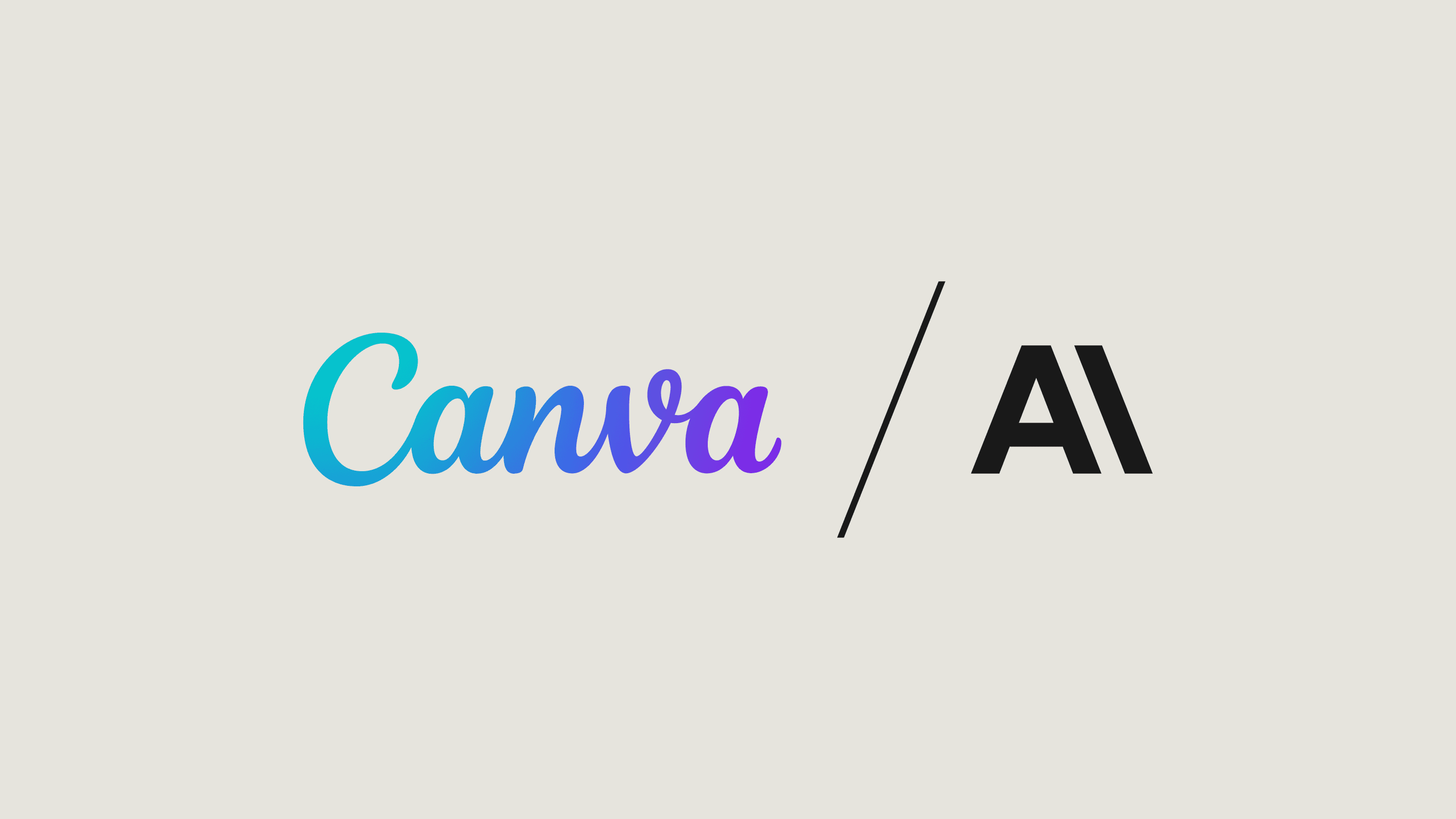 Canva + Anthropic logo lockup