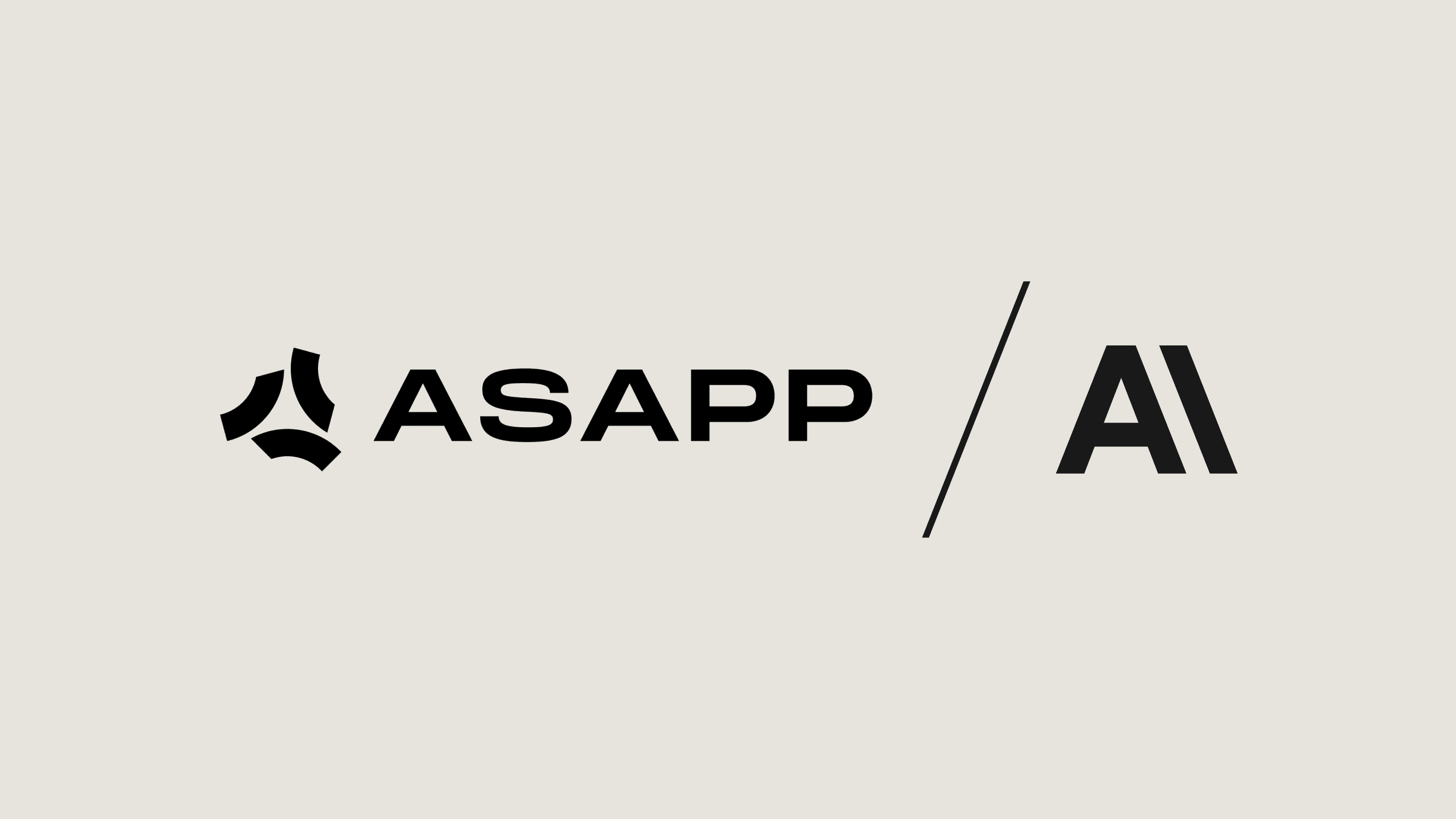 ASAPP and Anthropic logo lockup