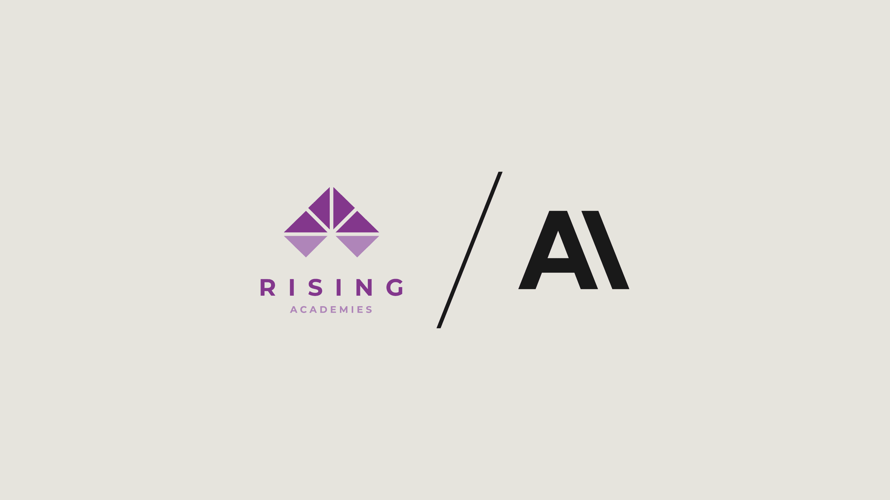Rising Academies x Anthropic logo lockup