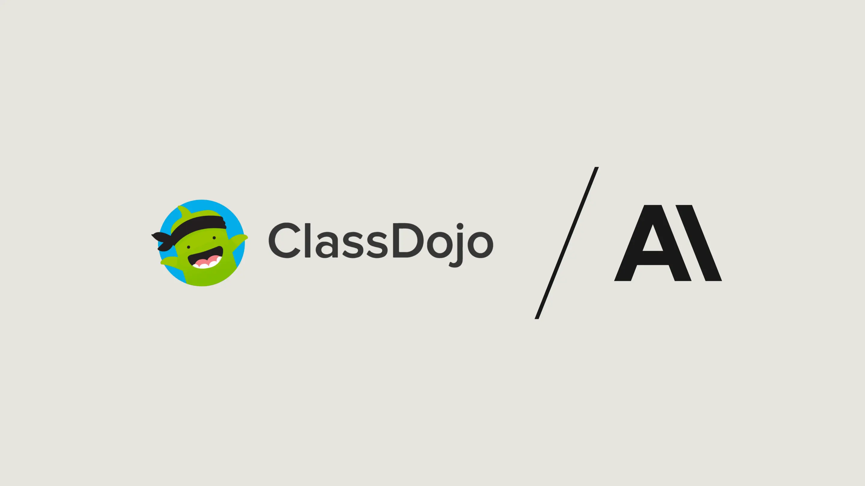 ClassDojo + Anthropic logo lockup
