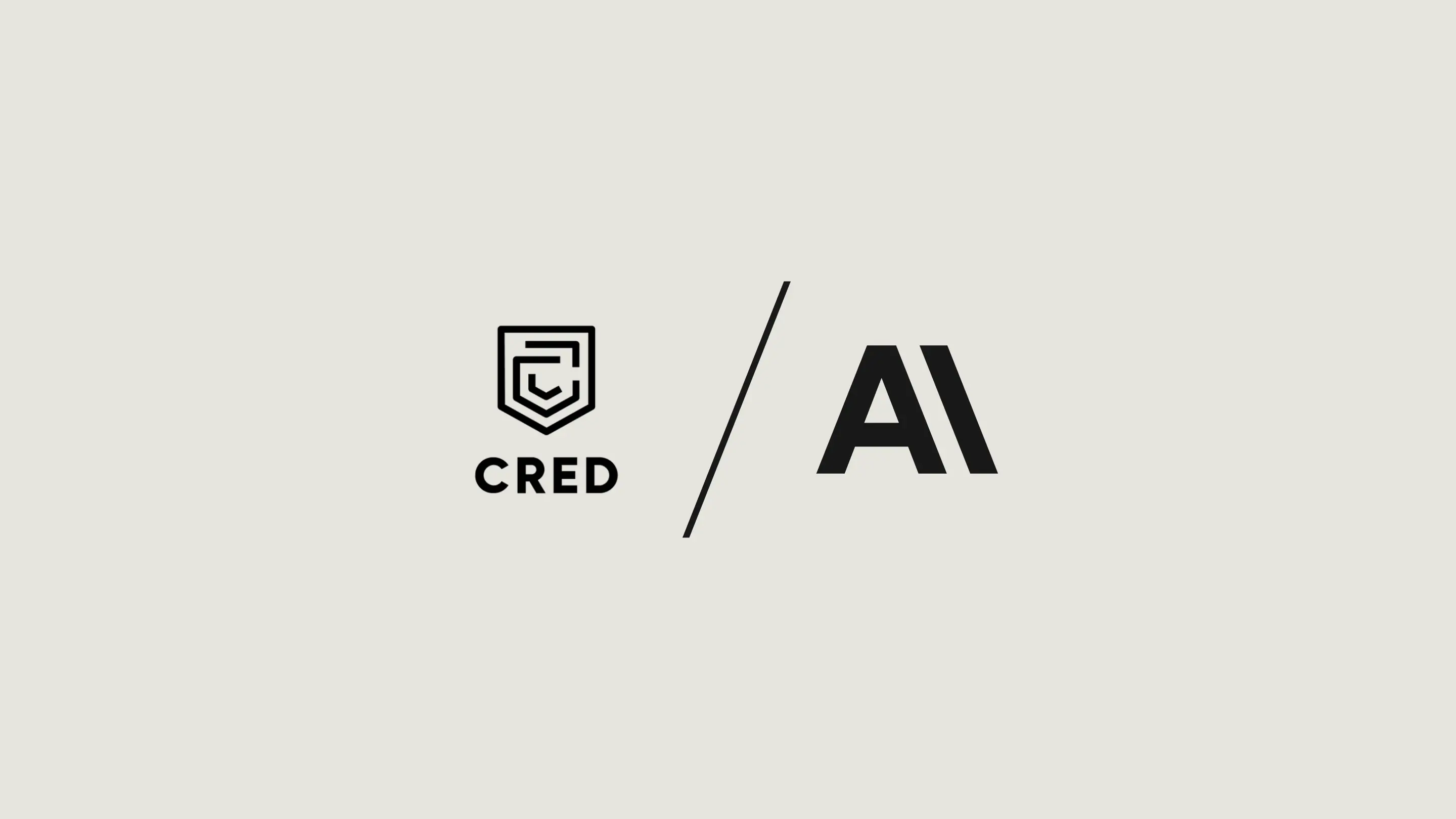 CRED and Anthropic Logos