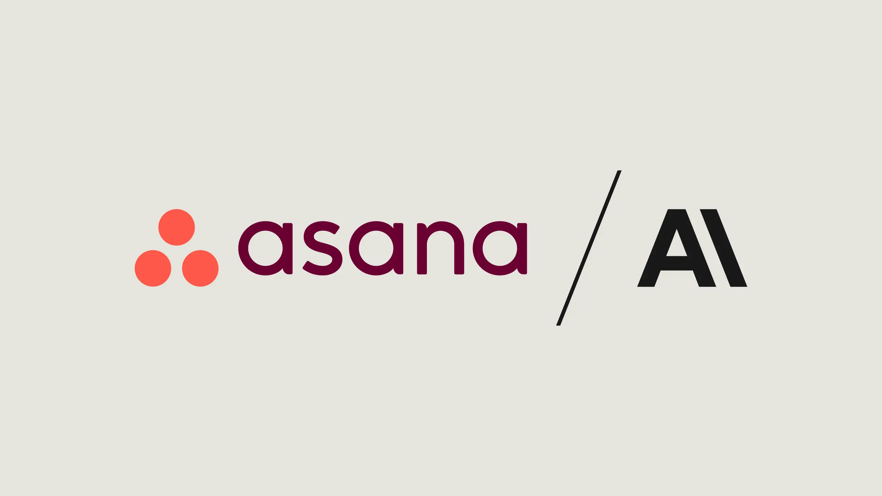 Asana and Anthropic logo lockup