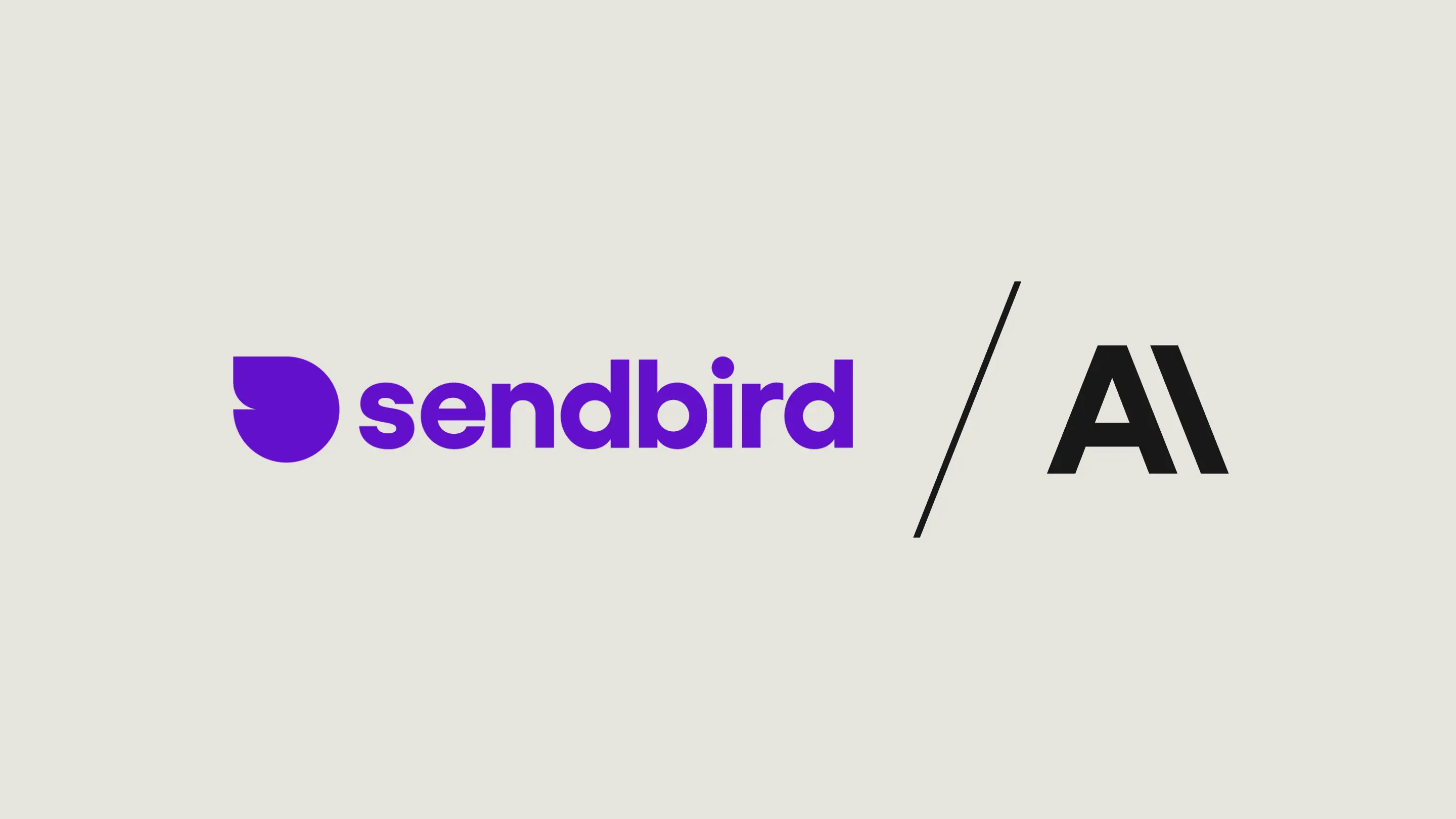 Sendbird + Anthropic logo lockup