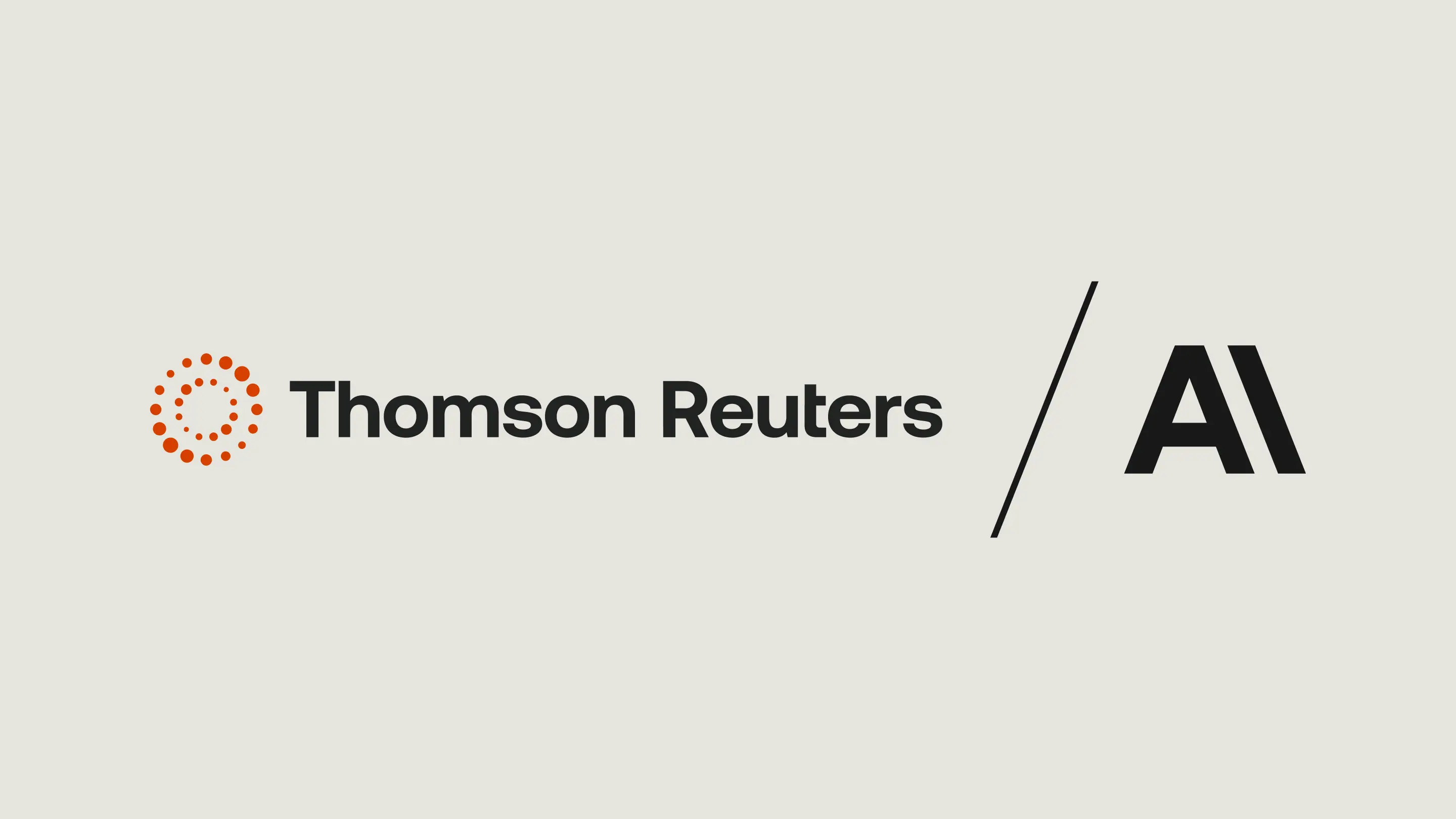 Thomson Reuters + Anthropic logo lockup