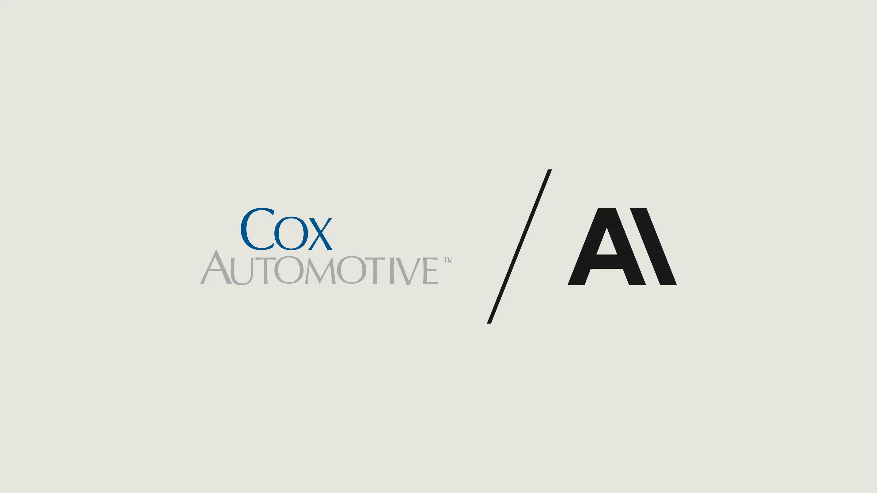 Cox Automotive + Anthropic logo