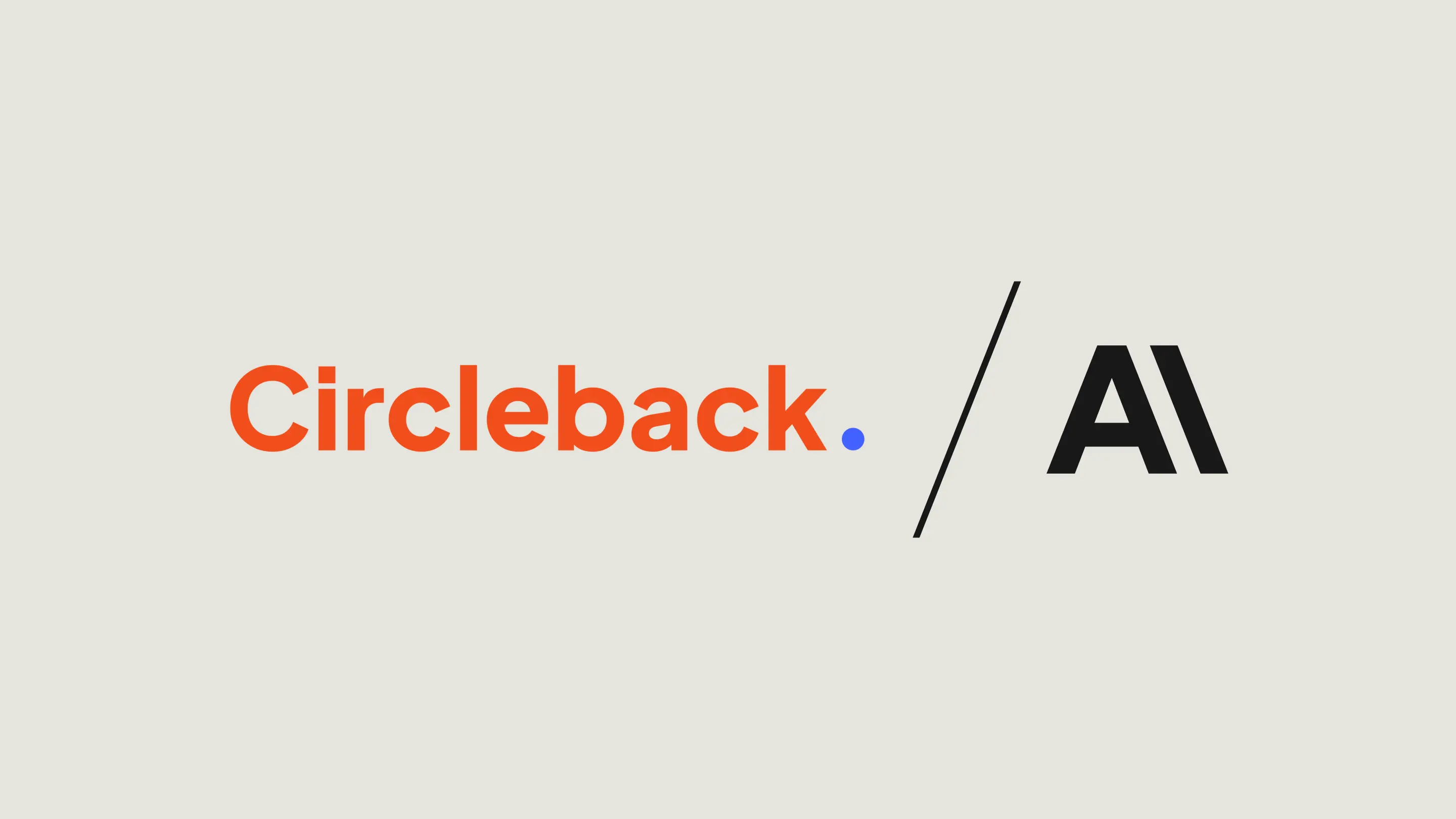 Circleback and Anthropic Logos