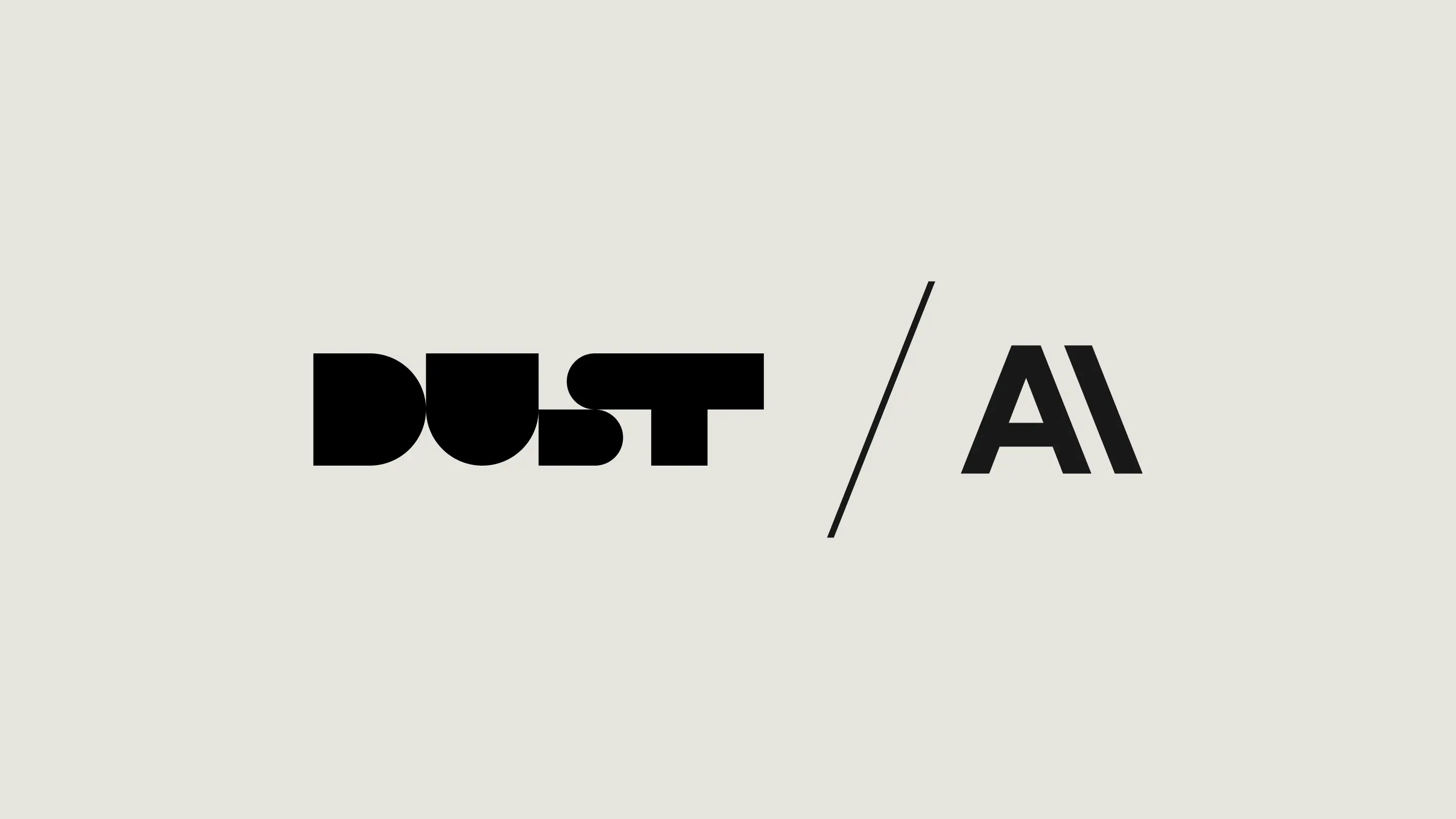 Dust + Anthropic logo lockup