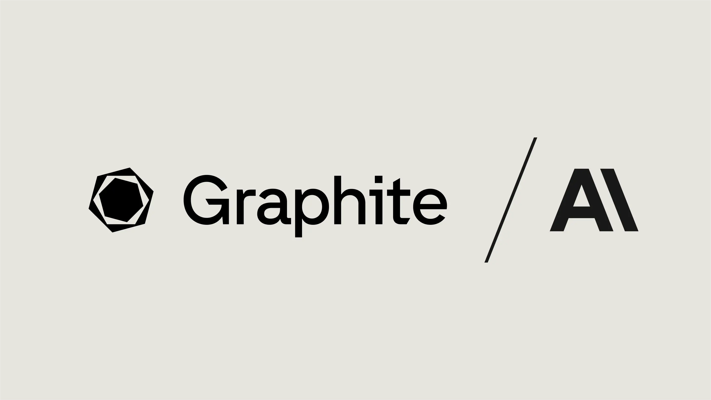 Anthropic and Graphite logo lockup