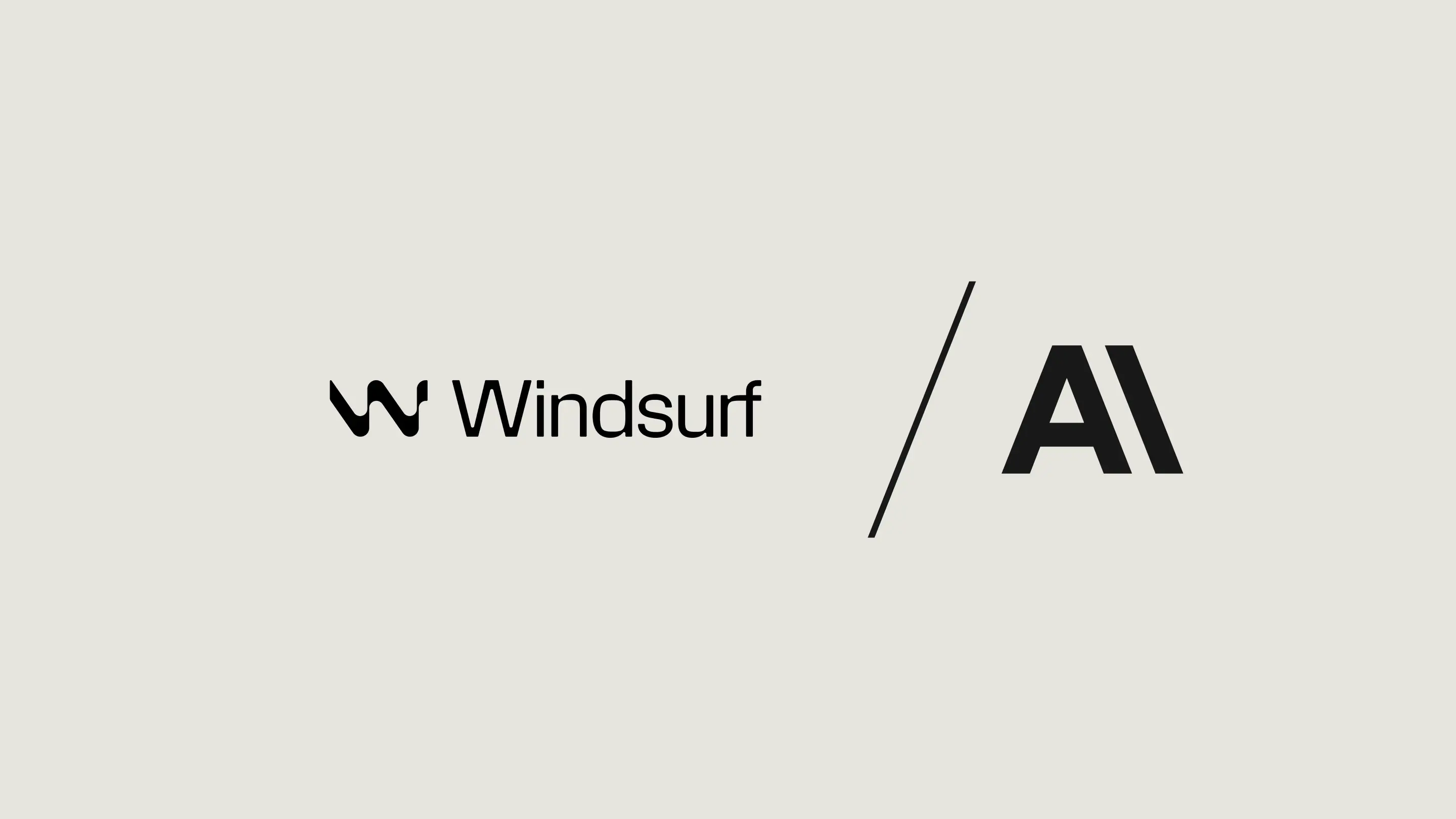 Windsurf and Anthropic logo lockup