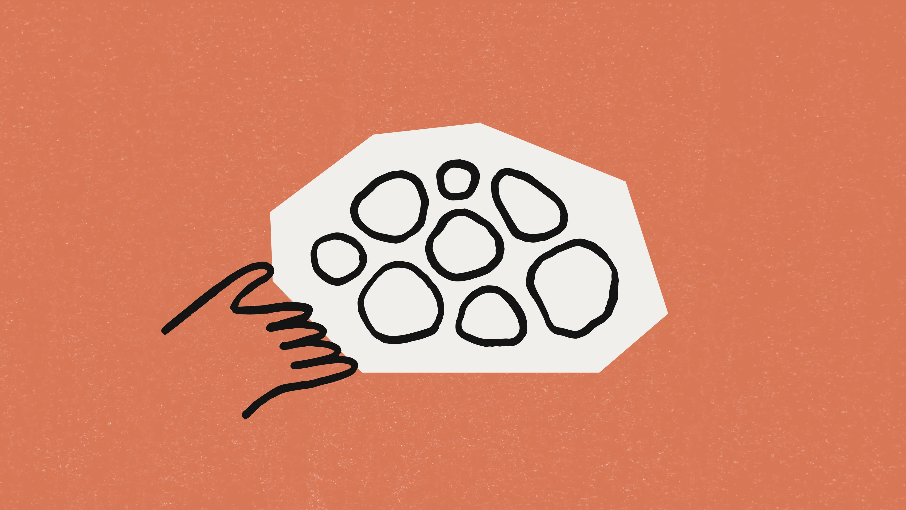 Illustration of a hand reaching for a batch of requests