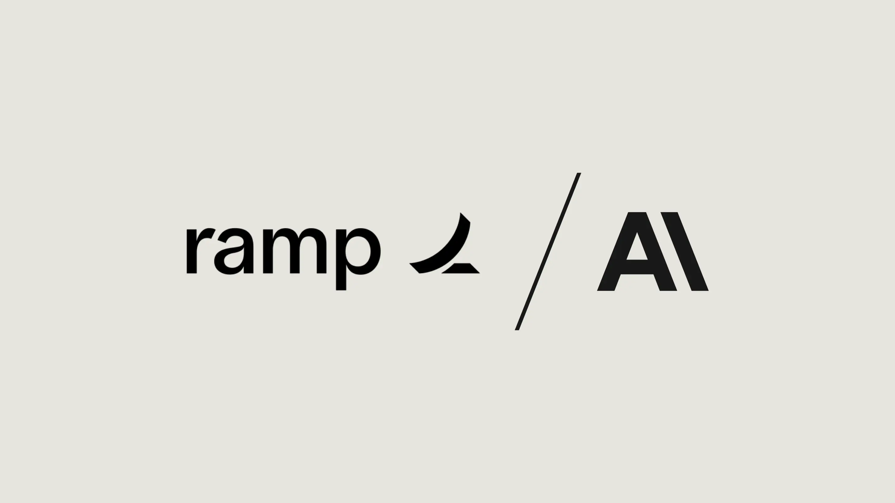 Ramp + Anthropic logo lockup
